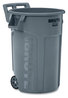 A Picture of product RCP-2131929 Rubbermaid® Commercial Vented Wheeled Brute® Container. 44 gal. Gray.