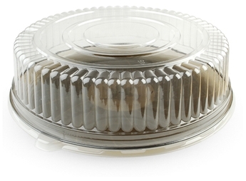 Platter Pleasers PETE 16 inch Dome Lids. Clear. 25 lids/case.