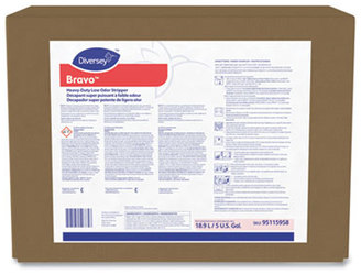 Bravo® Heavy Duty Low Odor Stripper.  5 Gallon Pail. Pleasant fragrance. Ammonia-free.