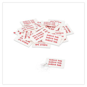 Office Snax® Iodized Salt Packets. 0.75 g. 3,000 packets/box.