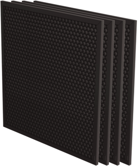 AeraMax Pro AM3 or AM4 Carbon ⅜” Filters w/ Pre-filters. 14.38 X 13.75 X 2.25 in. 4/pack.