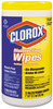 A Picture of product 968-144 Clorox® Disinfecting Wipes.  Commercial Solutions.  Lemon Fresh Scent.  75 Wipes/Canister.