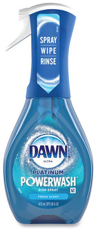 Dawn® Platinum Powerwash Dish Spray. 16 oz. Fresh scent.