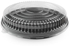 A Picture of product FIS-9201LL 12" DOME LOW LID PET- 2.5", CLEAR, 25/CS