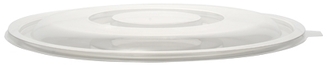 Super Bowl Flat PET Lids for 64 & 80 oz. Salad Bowls. Clear. 25/case.