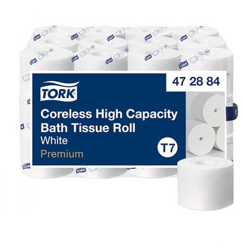 Tork Premium Coreless High Capacity Toilet Paper, 2-Ply, 250 Feet/Roll, 36 Rolls/Case.  Bath Tissue.