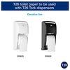 A Picture of product TRK-110292A Tork® Advanced High Capacity Embossed Bath Tissue Rolls. 2-Ply, White. 1,000 sheets/roll, 36 rolls/carton.