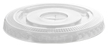 FITS 9 SQ. & 12 OZ. PET FLAT LID W/SLOT (92 MM), CLEAR, 1000/CS (100/10)