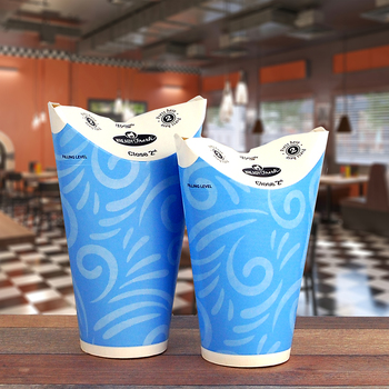 ReadyFresh® Butterfly Cups, All-in-one Cup/Lid/Sleeve, 24 oz Cold Cup, 1,152 Cups/Case