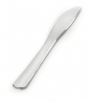 Fineline Settings Silver Secrets Full Size Extra Heavy Knives. Silver color. 600 knives/case.