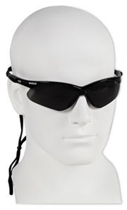 KleenGuard™ Nemesis™ Safety Glasses with Black Frame and Smoke Anti-Fog Lens.