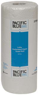 Pacific Blue Select™ 2 Ply Perforated Paper Towel Roll (Previously Preference®), White, 30 Rolls/Case (85 Sheets Per Roll)