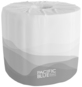 A Picture of product 887-110 Pacific Blue Basic™ Standard Roll Embossed 2 Ply Toilet Paper By Gp Pro (Georgia Pacific) Bath Tissue, 550 sheets per roll, 80 Rolls Per Case, 3.8" X4" sheet size.