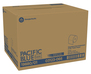 A Picture of product 887-110 Pacific Blue Basic™ Standard Roll Embossed 2 Ply Toilet Paper By Gp Pro (Georgia Pacific) Bath Tissue, 550 sheets per roll, 80 Rolls Per Case, 3.8" X4" sheet size.