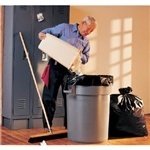 Heritage X-Liner Reprocessed Can Liners. 60 gal. 1.50 mil. 38 X 58 in. Black. 100 bags/case.