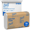 A Picture of product 869-303 SCOTT* Multi-Fold Towels. 9.2 X 9.4 in. White. 4000 towels.
