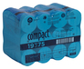 A Picture of product 887-512 Compact® Coreless 2-Ply Bathroom Tissue.  EcoLogo Certified.  4.0" x 3.8".  1,000 Sheets/Roll. 333 Feet/Roll, 36 Rolls/Case