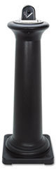 Rubbermaid® Commercial GroundsKeeper® Tuscan Receptacle, 13 x 13 x 38 3/8, Black