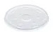 A Picture of product DCC-32SL1 Dart HIPS Straw-Slotted Lids. 32 oz. Translucent. 100 lids/sleeve, 10 sleeves/case.