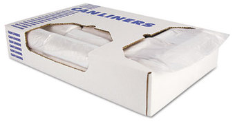 Can Liner. 30" x 37". 30 Gallon. 16 Micron. Natural. Coreless Roll.  500/Case.