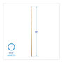 A Picture of product BWK-834 Boardwalk® Lacquered Wood Lie-Flat Screw-In Mop Handle. 1 1/8 X 60 in. Natural.