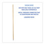 A Picture of product BWK-834 Boardwalk® Lacquered Wood Lie-Flat Screw-In Mop Handle. 1 1/8 X 60 in. Natural.
