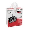 A Picture of product 871-111 Brawny Industrial™ Light Duty 2-Ply Paper Wipers.  8" x 12.5".  White Color.  148 Wipers/Pop-Up Box.
