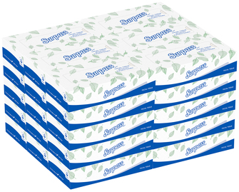 Surpass® Facial Tissue,  2-Ply, Flat Box, 100/Box, 30 Boxes/Carton