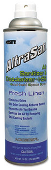 Misty® AltraSan Air Sanitizer and Deodorizer, Fresh Linen, 10 oz Aerosol Spray