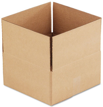 Fixed-Depth Shipping Boxes, Regular Slotted Container (RSC), 12" x 12" x 6", Brown Kraft, 25/Bundle
