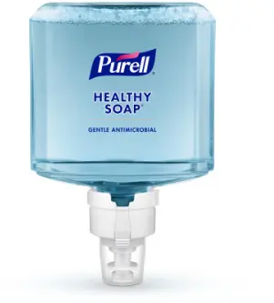 PURELL HEALTHY SOAP™ 0.5% BAK Antimicrobial Foam Soap for ES8 Touch-Free Soap Dispensers. 1200 mL. Floral scent.