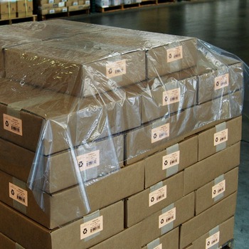Clear LDPE Pallet Top Sheet 75" X 75", 1.25 mil, 200/Roll