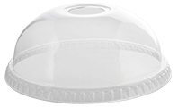 Super Sips PET Dome Lids with Hole, fits 32 oz. Cups. Clear. 50/pack, 20 packs/case.