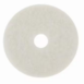 A Picture of product 965-675 3M™ White Super Polish Floor Pads 4100 Low-Speed Polishing 16" Diameter, 5/Carton