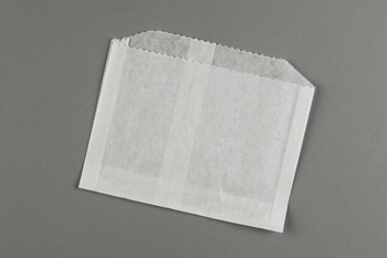 Plain Grease Resistant Paper French Fry Bags. 5 X 1-1/2 X 4-1/2 in. 2,000/case.