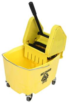 Impact® Combo 4000 Wringer and 2635 Bucket. 26-35 qt. Yellow.