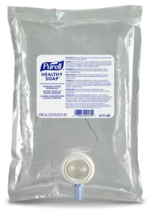 PURELL® HEALTHY SOAP™ Premium Lotion Handwash Refill for CS2 Healthy Soap® Dispensers. 1000 mL. Waterfall scent.