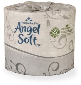 Georgia Pacific® Professional Angel Soft ps® Premium Bathroom Tissue, 450 Sheets/Roll, 80 Rolls/Carton.