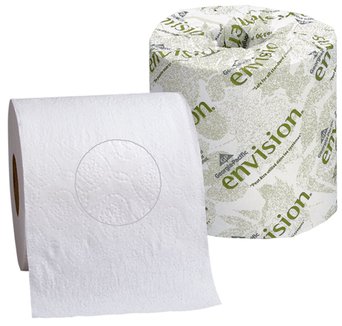 Georgia Pacific® Professional envision® Embossed Bathroom Tissue,  1-Ply, 80 Rolls/Carton