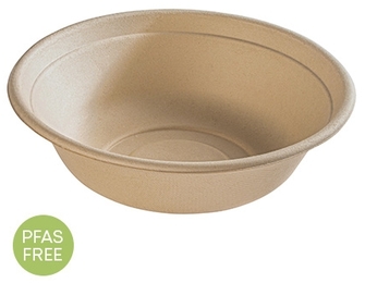 8" 32 OZ. ROUND BOWL - PFAS FREE. 300/cs