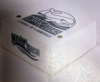 A Picture of product 964-209 Food Carton, 8-5/8" x 8-5/8" x 3-3/4", printed for 'MOBY DICK'