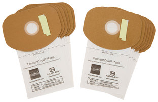 Tennant Hepa Paper Vacuum Bags. 6 qt. 12 count.