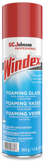Windex® Foaming Glass Cleaner, Fresh, 19.7 oz Aerosol Spray, 6/Case