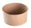 A Picture of product FIS-46LPRB26KR Conserveware Low Profile Kraft Bowls. 26 oz. 5.7 x 2.7 in. Kraft. 50 bowls/pack, 10 packs/case.