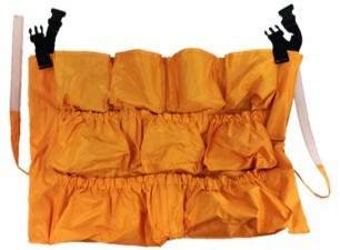 Better Brush Products Caddy Bag. 19.5 X 27 in. Yellow.