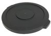 A Picture of product BBP-210244GY Lid for 44 Gallon Trash Can. Grey.