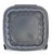 A Picture of product FIS-172SH10 ReForm Square Duo Color Hinged Polypropylene Containers. 10 X 10 in. Black and Clear. 100/case.