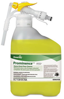 Diversey™ Prominence RTD Heavy-Duty Floor Cleaner. 5 L. Citrus. 1 bottle/carton.