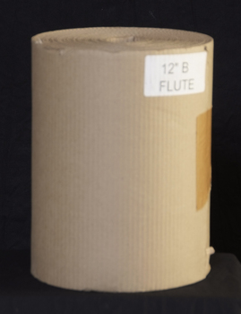 Corrugated Flex Wrap. 12" x 250 Feet. B-Flute Singleface.