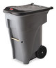 A Picture of product RCP-9W21GY Rubbermaid® Commercial Brute® Square Roll-Out Container. 65 gal. Gray.